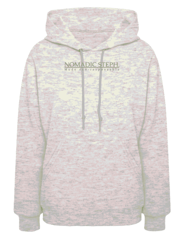 Sweat femme long à capuche - Coton écologique