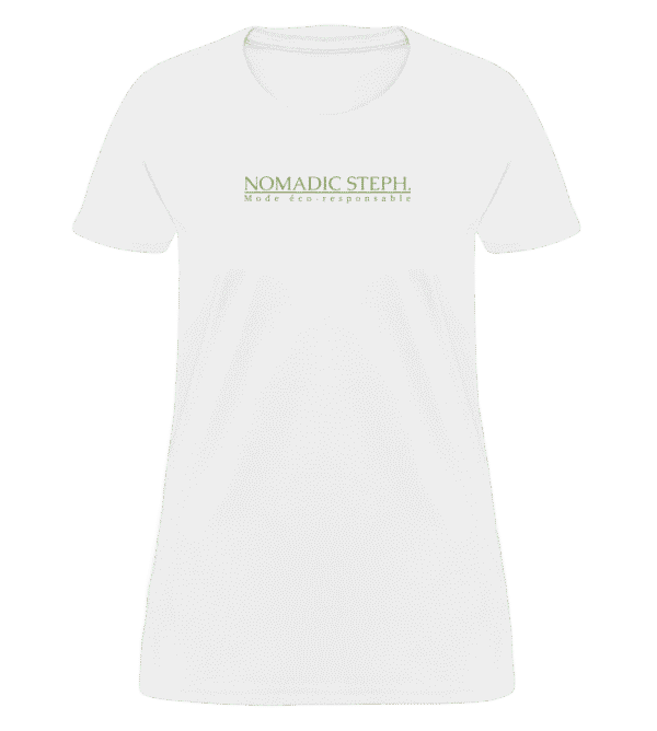 T-shirt femme court - Coton bio
